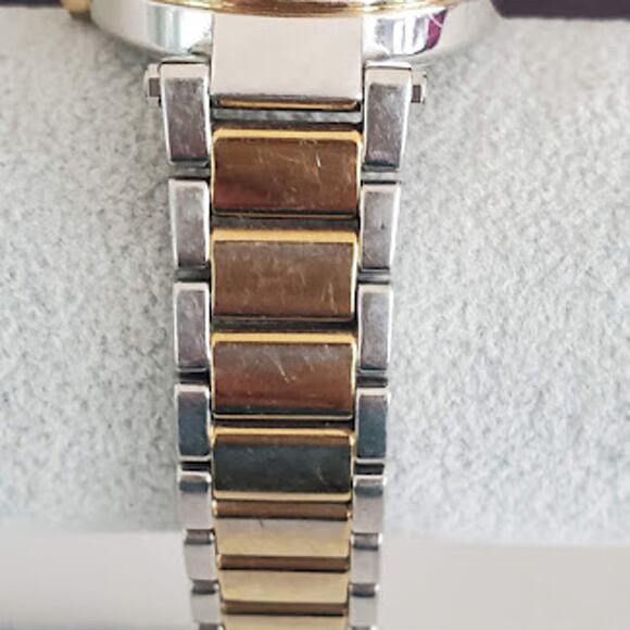 Ladies Michael‎ Kors Chronograph Watch MK6300 Two-Toned Crystal Accents Running - Picture 7 of 9